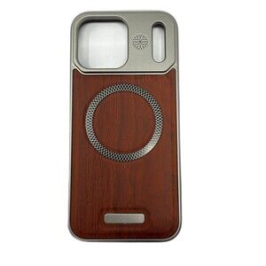 Wooden Texture iPhone 17/18 Pro Phone Case - Red